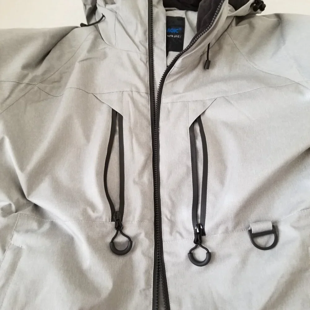 NWT! Blue Magic BGX Waterproof Outdoor Zipper Jacket Coat Parka w/Hood & Pockets